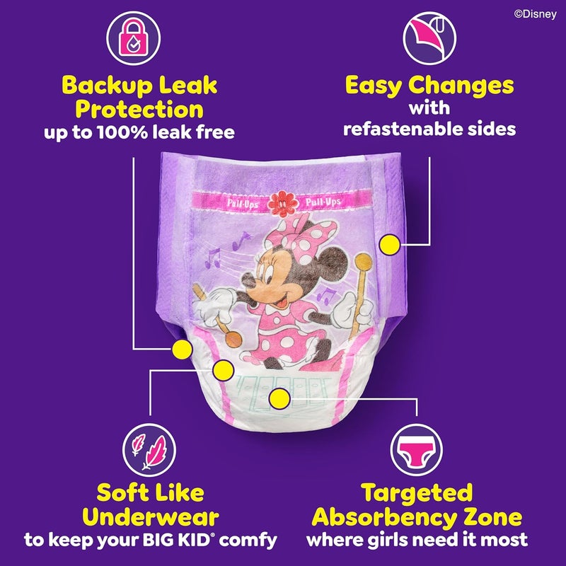 Pull-Ups Girls' Potty Training Pants, 2T-3T (16-34 lbs), 124 Count - Image 4